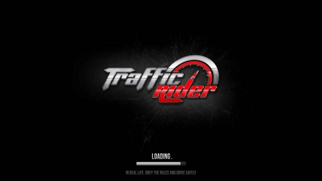 traffic rider loading screen