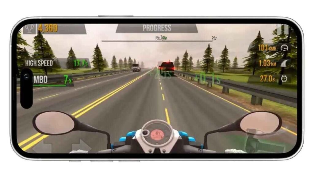 traffic rider mod apk gameplay