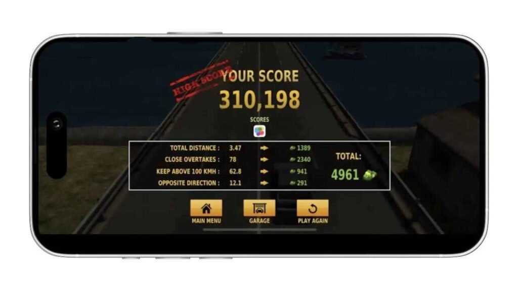 traffic rider score