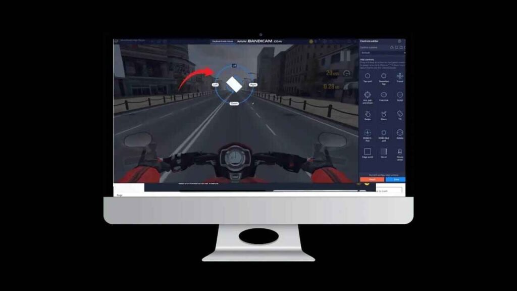 traffic rider key mapping
