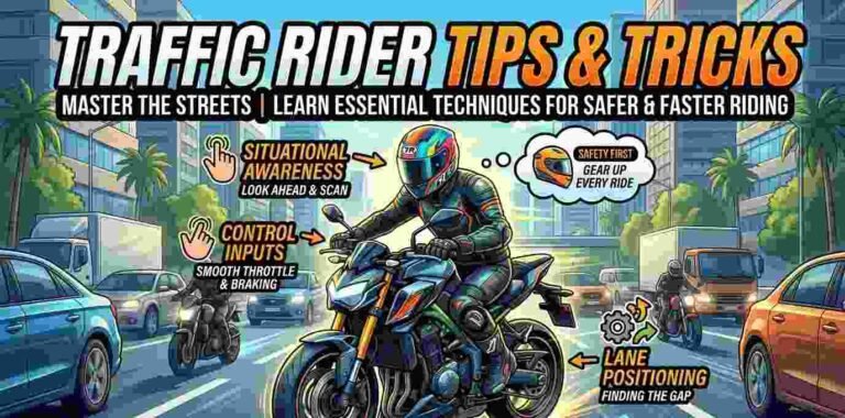 traffic rider tips and trick feature image